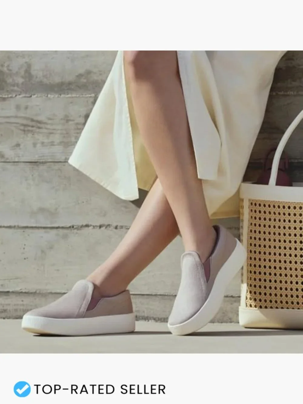 Slip-On Platform Sneakers Breathable Canvas Comfort Casual Minimal Everyday Wear